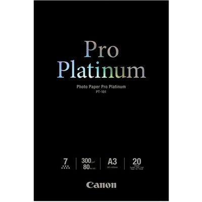 Canon PT-101 Photo Paper Pro Platinum 300 grams A3 (20 vel) - Fotopapier