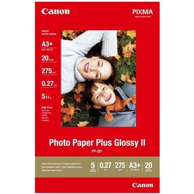 Canon PP-201 Photo Paper Plus Glossy II 275 gram A3+ (20 vel) - Fotopapier