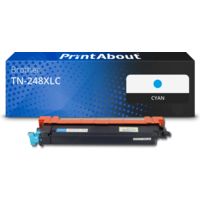 Toner kompatibel mit Brother TN-248XLC - Cyan - Hohe Kapazität