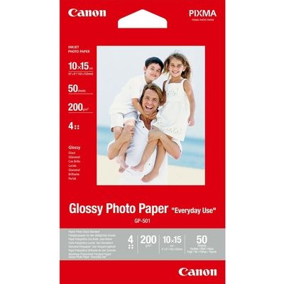 Canon GP-501 glossy photo paper 200 grams 10 x 15 cm (50 vel) - Fotopapier