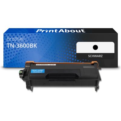 Toner kompatibel mit Brother TN-3600BK - Schwarz