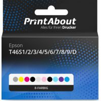 Homebrew Epson T46S1/2/3/4/5/6/7/8/9/D Tintenpatrone 10-Farben Multipack