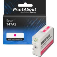 Druckerpatrone kompatibel mit Epson T47A3 - Kräftiges Magenta