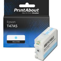 Druckerpatrone kompatibel mit Epson T47A5 - Hellcyan