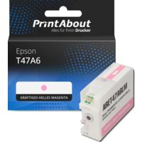 Druckerpatrone kompatibel mit Epson T47A6 - Kräftiges helles Magenta