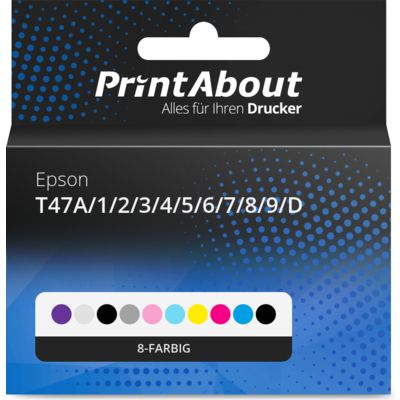 Homebrew Epson ET47A/1/2/3/4/5/6/7/8/9/DPA Tintenpatronen Multipack 10-Farben