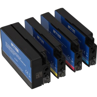 Druckerpatrone kompatibel mit HP 712 (3ED67/68/69/70A) - 4-farbig - Multipack
