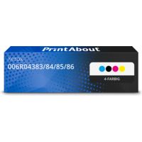 Toner kompatibel mit Xerox 006R04383/84/85/86 - 4-farbig - Multipack