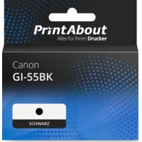 Druckerpatrone kompatibel mit Canon GI-55BK - Schwarz