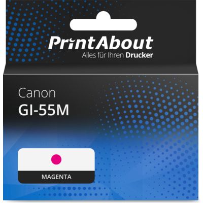 Druckerpatrone kompatibel mit Canon GI-55M - Magenta