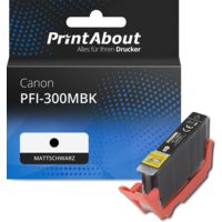 Druckerpatrone kompatibel mit Canon PFI-300MBK - Mattschwarz