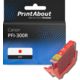 Druckerpatrone kompatibel mit Canon PFI-300R - Rot