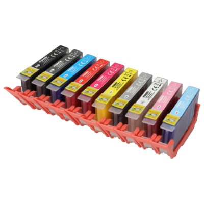 Haushalt Canon PFI-300PBK/MBK/C/R/M/Y/GY/CO/PM/PC Tintenpatrone 10-Farben Multipack