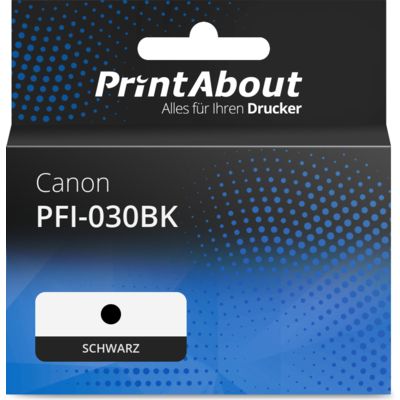 Druckerpatrone kompatibel mit Canon PFI-030BK - Schwarz