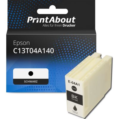 Druckerpatrone kompatibel mit Epson C13T04A140 - Schwarz - Extra hohe Kapazität