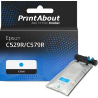 Druckerpatrone kompatibel mit Epson C529R/C579R (T01D200) - Cyan - Extra hohe Kapazität