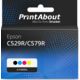 Druckerpatrone kompatibel mit Epson C529R/C579R (T01D1/2/3/400) - 4-farbig - Extra hohe Kapazität - Multipack
