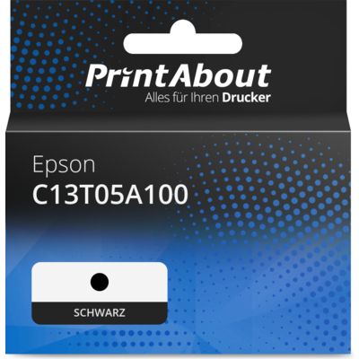 Druckerpatrone kompatibel mit Epson C13T05A100 - Schwarz - Hohe Kapazität