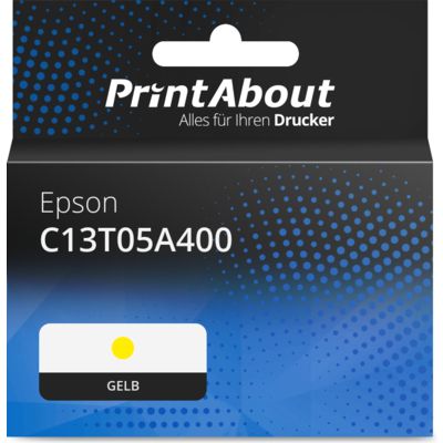 Druckerpatrone kompatibel mit Epson C13T05A400 - Gelb - Hohe Kapazität