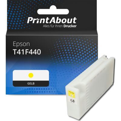 Druckerpatrone kompatibel mit Epson T41F440 - Gelb - Hohe Kapazität
