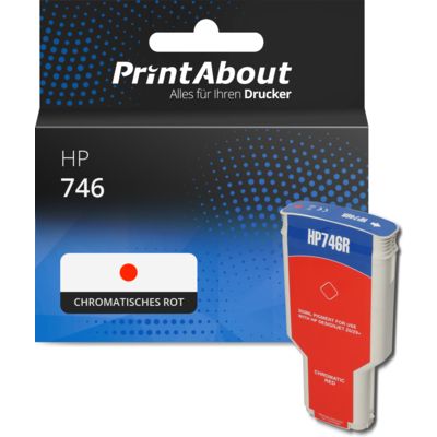 Druckerpatrone kompatibel mit HP 746 (P2V81A) - Chromatisches Rot