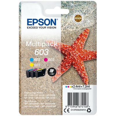 Epson 603 (T03U5 C/M/Y) - 3-farbig - Druckerpatrone - Multipack