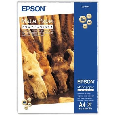 Epson S041256 Matte Paper Heavy Weight A4 (50 vel) - Fotopapier