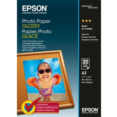 Epson S042536 Glossy Photo Paper A3 (20 vel) - Fotopapier