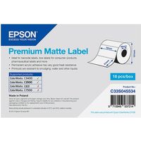 Epson C33S045534 Premium Matte - (51 mm x 76 mm) - Weiß - Etikett