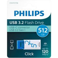 Philips 3.2-stick Click 512GB USB-C - USB-Stick