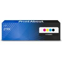 Toner kompatibel mit HP 219X (W2190/91/92/93X) - 4-farbig - Hohe Kapazität - Multipack