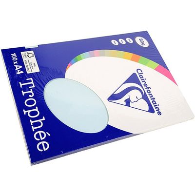 Clairefontaine Azure A4 Farbiges Papier 80 g/m² (100 Blatt)
