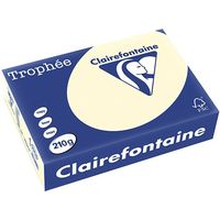 Clairefontaine Elfenbein A4 Farbiges Papier 210 g/m² (500 Blatt)