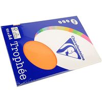 Clairefontaine Orange A4 Farbiges Papier 80 g/m² (100 Blatt)