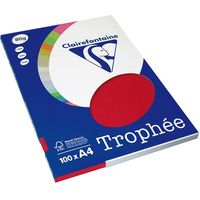 Clairefontaine Kirschrot A4 Buntes Papier 80 g/m² (100 Blatt)