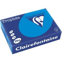 Clairefontaine Karibik blau A4 Farbiges Papier 210 g/m² (250 Blatt)