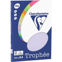 Clairefontaine Flieder A4 Farbiges Papier 80 g/m² (100 Blatt)