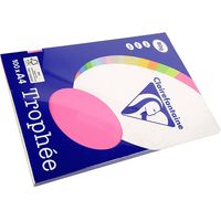 Clairefontaine Fluoreszierendes rosa A4 Farbiges Papier 80 g/m² (100 Blatt)