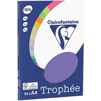 Clairefontaine Violet A4 - 160 grams (50 vel) - Farbiges Papier