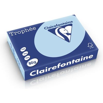 Clairefontaine Blau A4 Farbiges Papier 80 g/m² (500 Blatt)