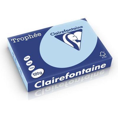 Clairefontaine Blau 120 g/m² A4 Farbiges Papier (250 Blatt) Farbiges Papier