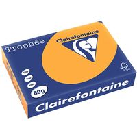 Clairefontaine Orange A4 Buntes Papier 80g