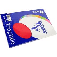 Clairefontaine Kirschrot A4 Buntes Papier 160 g/m² (50 Blatt)