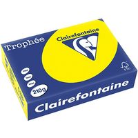 Clairefontaine Sonnengelb A4 Farbiges Papier 210 g/m² (250 Blatt)