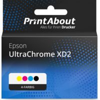 Druckerpatrone kompatibel mit Epson UltraChrome XD2 (C13T40D/41/42/43/440) - 4-farbig - Multipack