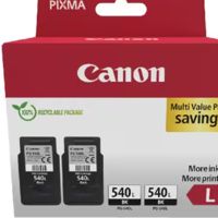 Canon PG-540L + PG-540L - Schwarz - Druckerpatrone - Multipack