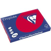 Clairefontaine Kirschrot A3 Farbiges Papier 120 g/m² (250 Blatt)