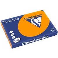 Clairefontaine Hellorange A3 Farbiges Papier 120 g/m² (250 Blatt)