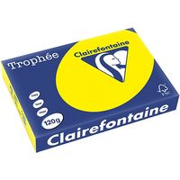 Clairefontaine Sonnengelb A4 Farbiges Papier 120 g/m² (250 Blatt)