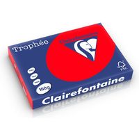 Clairefontaine Korallenrot A3 Farbiges Papier 160 g/m² (250 Blatt)